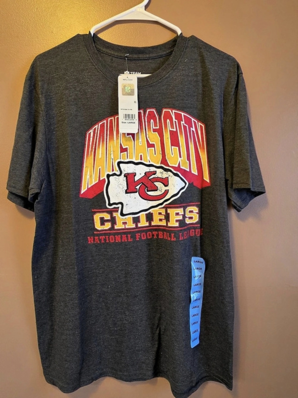 NFL Team Apparel Kansas City Chiefs National Football League graphic tee Graphic